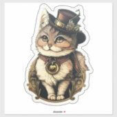 Stampunk met Pet Sticker (Vel)