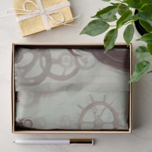 Stampunk Tissue Paper Mousseline Tissuepapier (Geschenk)