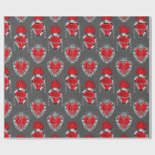 Stampunk Valentijns pakpapier (Vlak)
