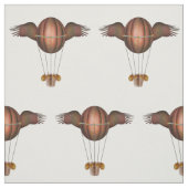 Stampunk Winged Balloon Stof (Swatch)