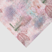 Stampunktreinen en ribben ontleed tissuepapier (Detail)