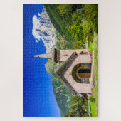 Stampuzzel van de kerk Chamonix Legpuzzel (Verticaal)