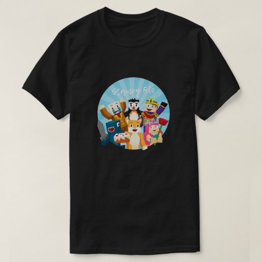 Stampy Cat en zijn vrienden Essential T-shirt (Design voorkant)