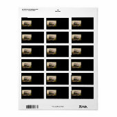 Stamreisadreslabel Etiket (Full Sheet)