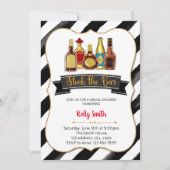 Stamt de uitnodiging van de bar de douchepartij in (Voorkant)