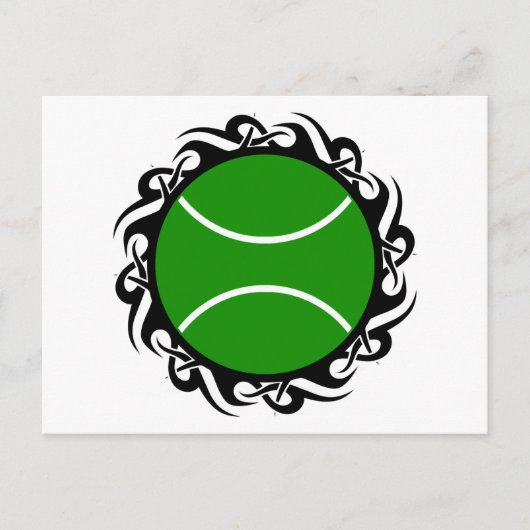 stamtennis. briefkaart (Voorkant)