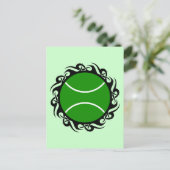 stamtennis. briefkaart (Staand voorkant)