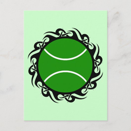 stamtennis. briefkaart (Voorkant)