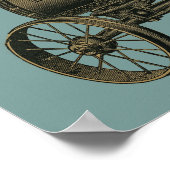 Stamtractiemotor 1889 voor Boerderij van Birdsall Poster (Hoek)