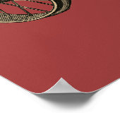 Stamtractiemotor van Birdsall  Poster (Hoek)