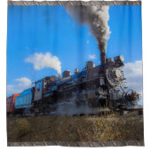 Stamtrein 24-Afbeelding opties Douchegordijn (Voorkant)