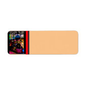 Stamtrein retouradres label (Voorkant)