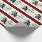 Stamtrein Vergrof kerstpapier Cadeaupapier (Hoek)