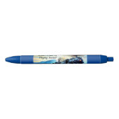 Stamtreinemotoren met tekst blauwe inkt pen (Voorkant)
