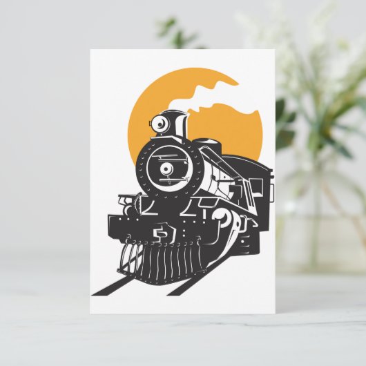 Stamtreinen Kaart (Staand voorkant)