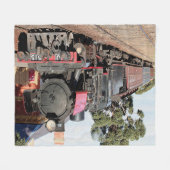 Stamtreinmotor locomotief, Australië Fleece Deken (Voorkant (Horizontaal))