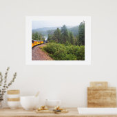 Stamtreinreis naar Silverton Poster (Keuken)