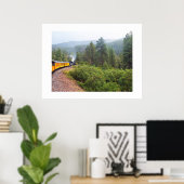 Stamtreinreis naar Silverton Poster (Thuiskantoor)