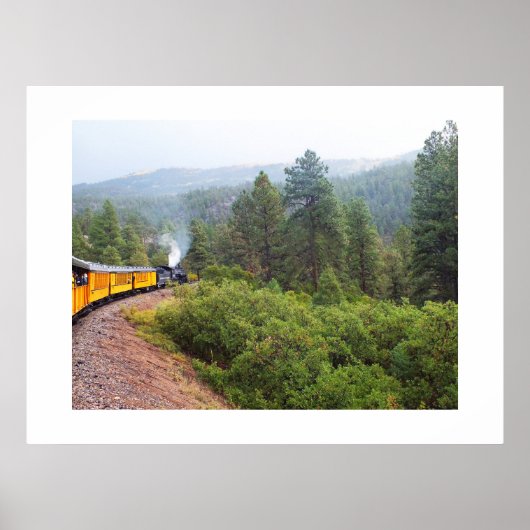 Stamtreinreis naar Silverton Poster (Voorkant)