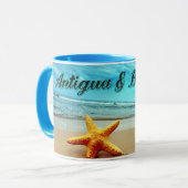 Stamvis van Antigua en Barbuda Mok (Voorkant links)