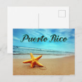 Stamvis van Puerto Rico Briefkaart (Voorkant / Achterkant)