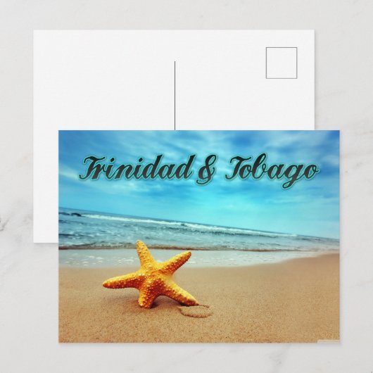 Stamvis van Trinidad en Tobago Briefkaart (Voorkant / Achterkant)