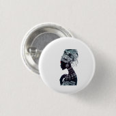 Stamvrouwen Ronde Button 3,2 Cm (Voorkant /achterkant)