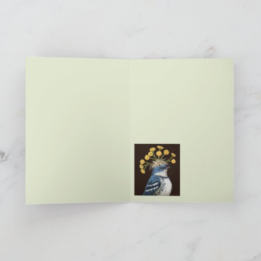 Stan de kerulean warbler kaart (Binnen)