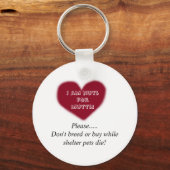 Stan houdt van muts als hij. Button Sleutelhanger (Voorkant)