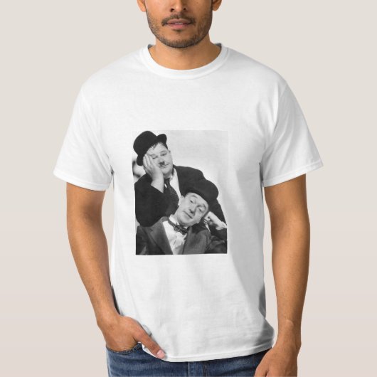 "Stan Laurel en Oliver Hardy: Comedy Legends in " T-shirt (Voorkant)