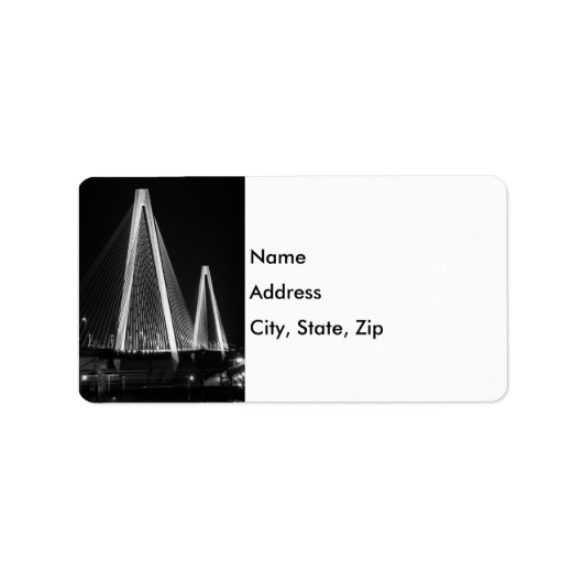 Stan Musial Veterans Bridge Grayscale Etiket (Voorkant)