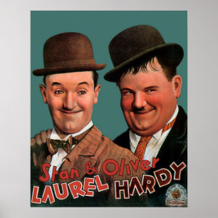 STAN OLIVER Laurel en Hardy Movie Poster