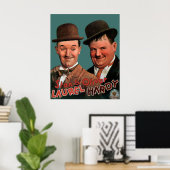 STAN OLIVER Laurel en Hardy Movie Poster (Thuiskantoor)