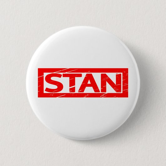 Stan Stamp Ronde Button 5,7 Cm (Voorkant)