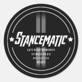 STANCEMATISCHE CIRCLE SLAP RONDE STICKER (Voorkant)