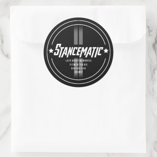 STANCEMATISCHE CIRCLE SLAP RONDE STICKER (Tas)