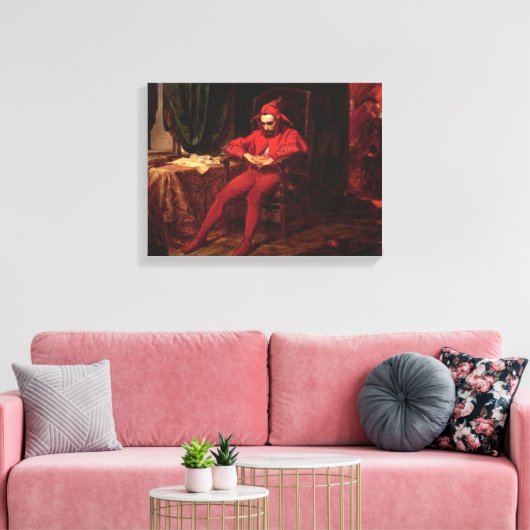 Stańczyk door Jan Matejko Canvas Afdruk (Insitu (Woonkamer))