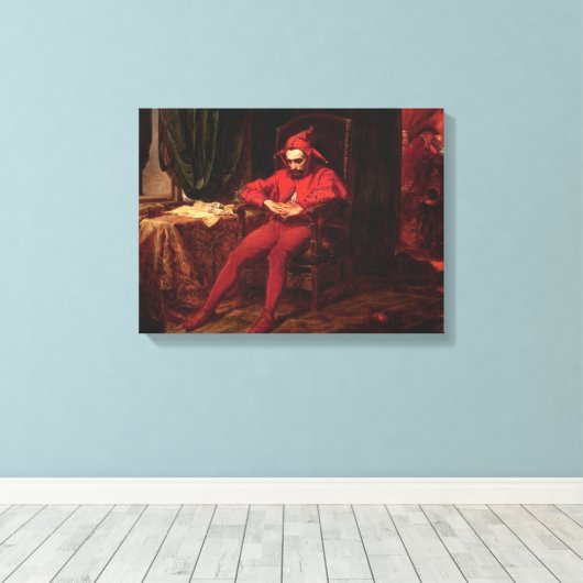 Stańczyk door Jan Matejko Canvas Afdruk (Insitu (Houten vloer))