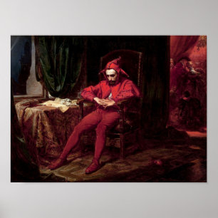 Stanczyk schilderij van de Poolse kunstenaar Jan M Poster
