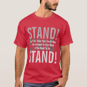 STAND! (3) - Een MisterP-Shirt T-shirt (Voorkant)