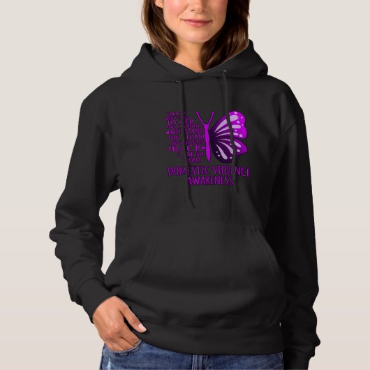 Stand against Domestic Violence hoddie Hoodie (Voorkant)