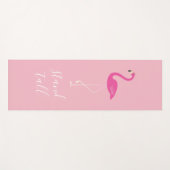 Stand-all Flamingo Yoga Mat (Voorkant (horizontaal))