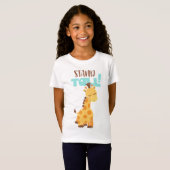 Stand-all Girls' Fine Jersey T-Shirt (Voorkant volledig)