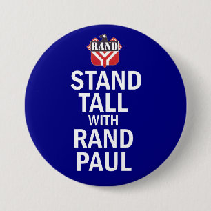 Stand-all met Rand Paul Ronde Button 7,6 Cm