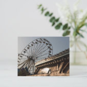 STAND AM HAAGER HERBSTFEST MIT RIESENRAD BRIEFKAART (Staand voorkant)