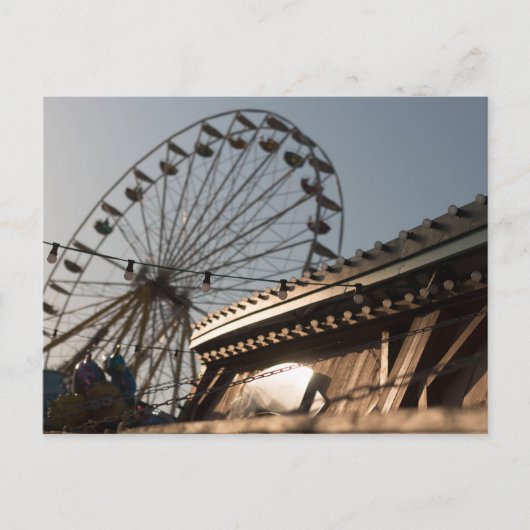 STAND AM HAAGER HERBSTFEST MIT RIESENRAD BRIEFKAART (Voorkant)