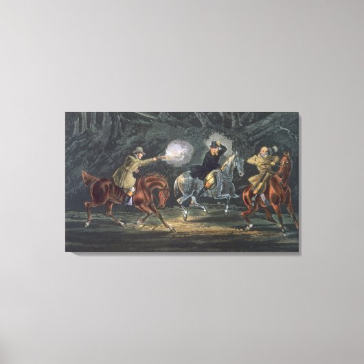 Stand-and-Deliver, opgehaald door E. Duncan Canvas Afdruk (Voorkant)