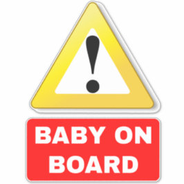 Stand Baby aan boord - Baby Safety Sign Car Sticker