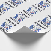 Stand Back - Aardige Kattenwetenschapper Experimen Cadeaupapier (Hoek)