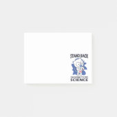 Stand Back - Schattige kattenwetenschapper experim Post-it® Notes (Voorkant)